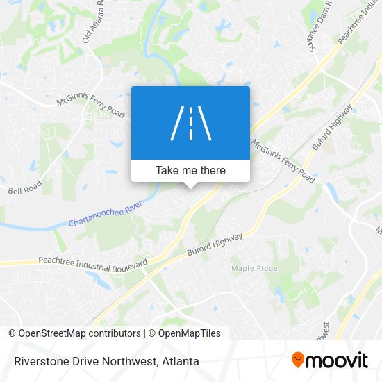 Riverstone Drive Northwest map