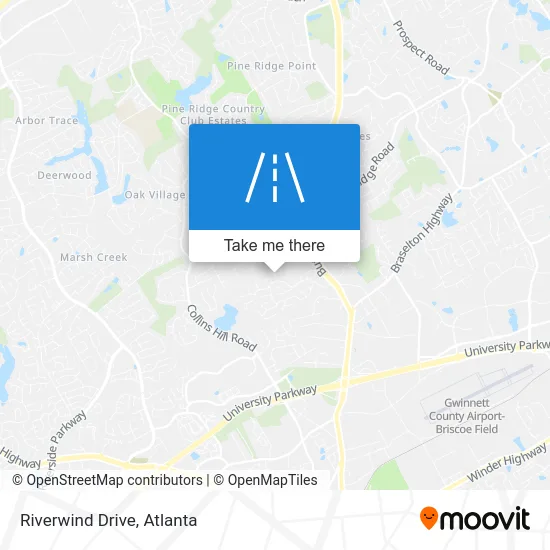 Riverwind Drive map