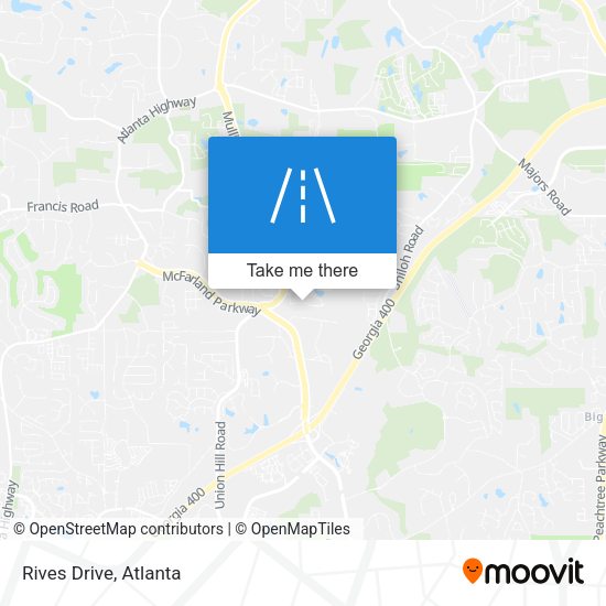 Rives Drive map