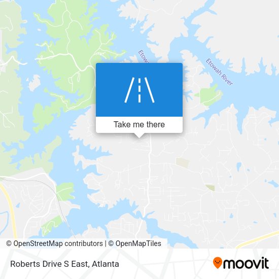 Mapa de Roberts Drive S East