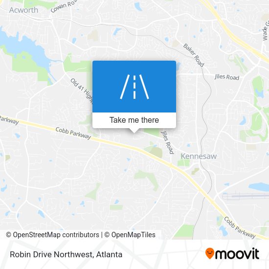Mapa de Robin Drive Northwest