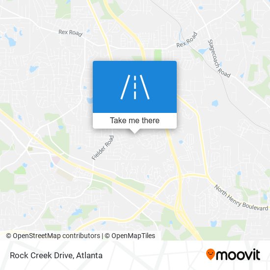 Rock Creek Drive map