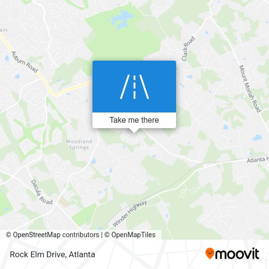 Rock Elm Drive map