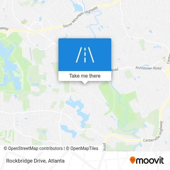 Rockbridge Drive map