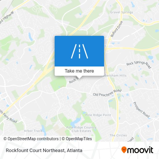 Rockfount Court Northeast map