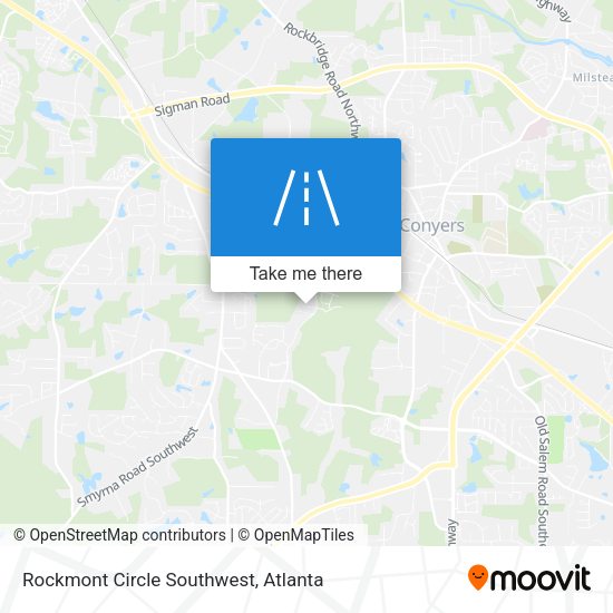 Mapa de Rockmont Circle Southwest