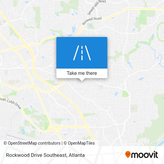 Rockwood Drive Southeast map