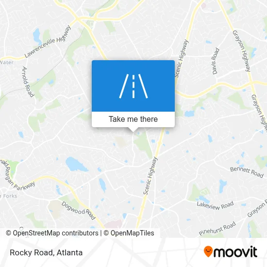 Rocky Road map