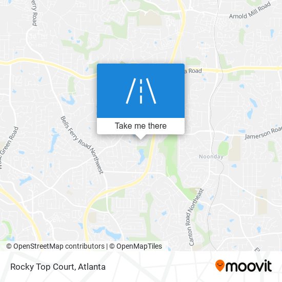 Rocky Top Court map