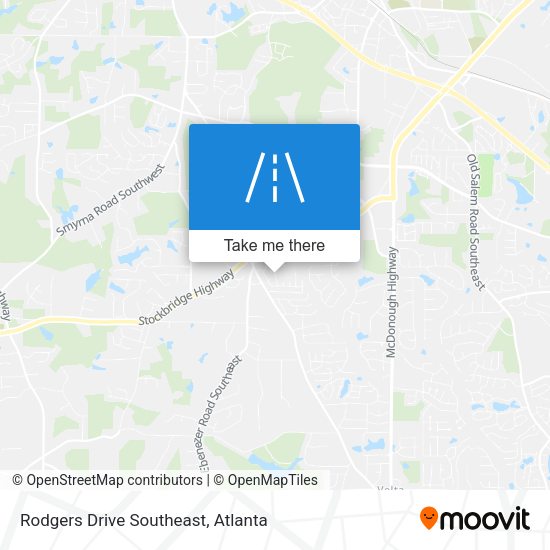 Mapa de Rodgers Drive Southeast
