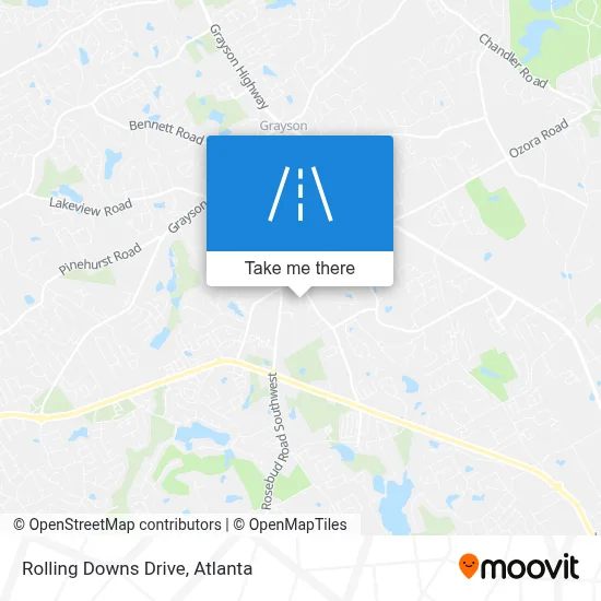 Rolling Downs Drive map