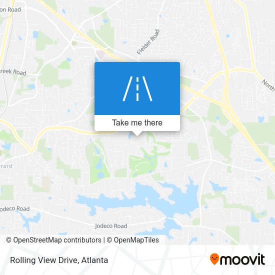 Rolling View Drive map