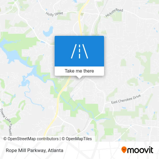 Rope Mill Parkway map