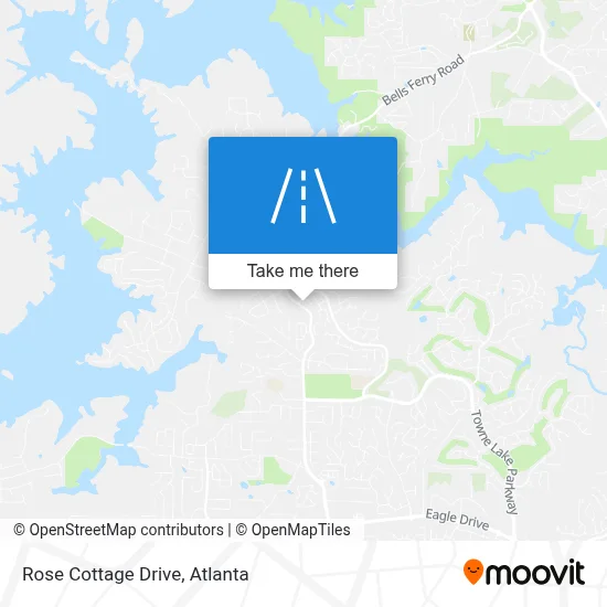 Rose Cottage Drive map