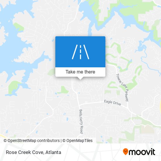 Rose Creek Cove map