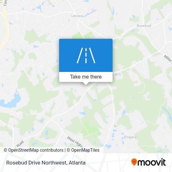 Mapa de Rosebud Drive Northwest