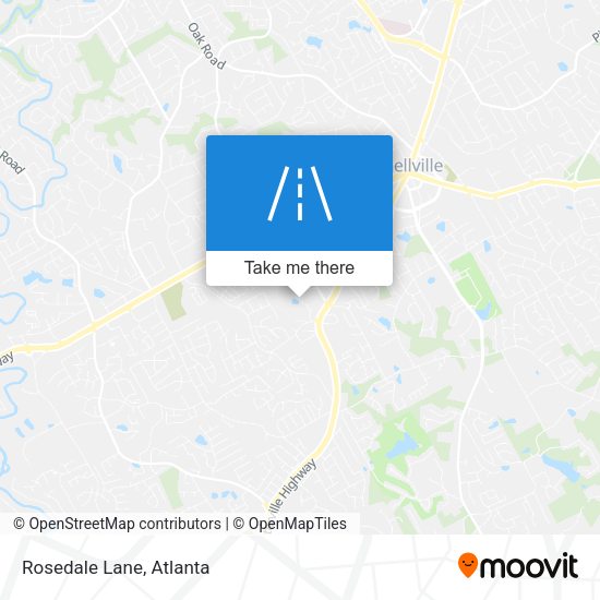 Mapa de Rosedale Lane