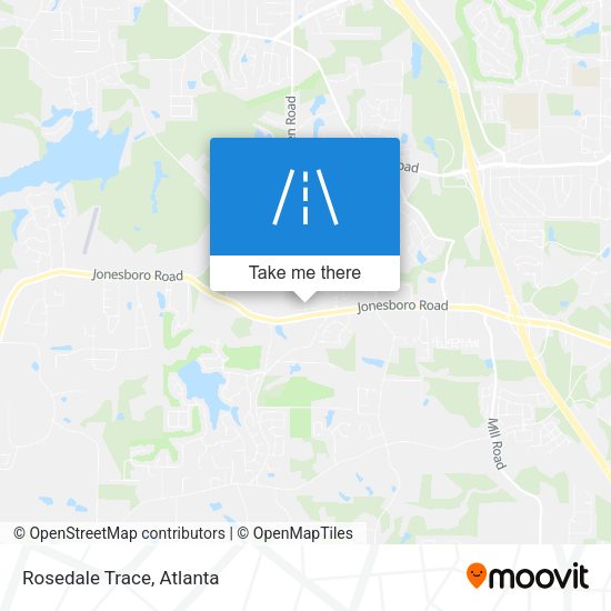 Mapa de Rosedale Trace