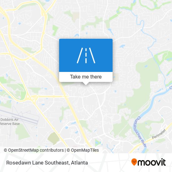 Mapa de Rosedawn Lane Southeast