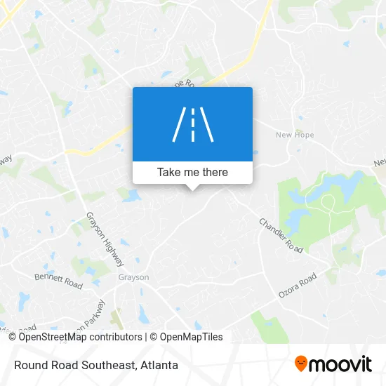 Round Road Southeast map