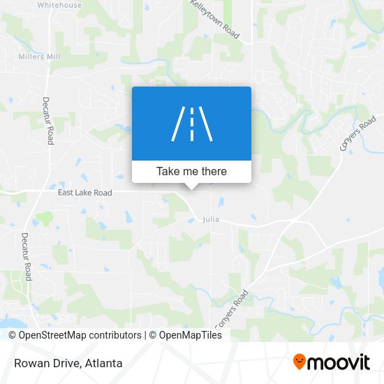Mapa de Rowan Drive