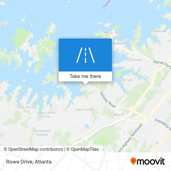 Rowe Drive map