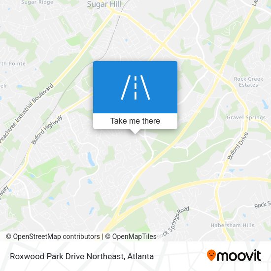 Mapa de Roxwood Park Drive Northeast