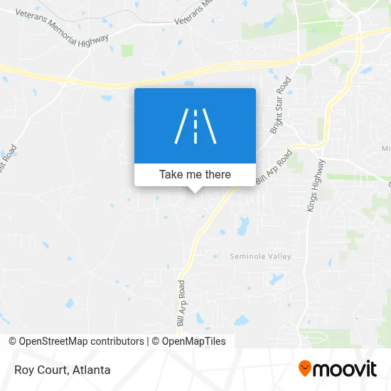 Roy Court map