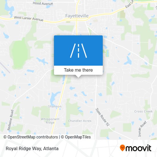 Mapa de Royal Ridge Way
