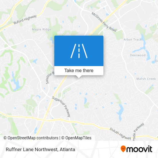Mapa de Ruffner Lane Northwest