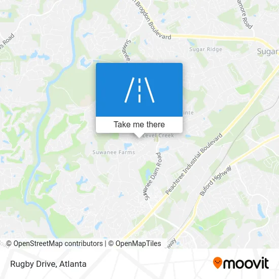Rugby Drive map