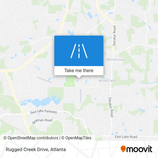 Mapa de Rugged Creek Drive