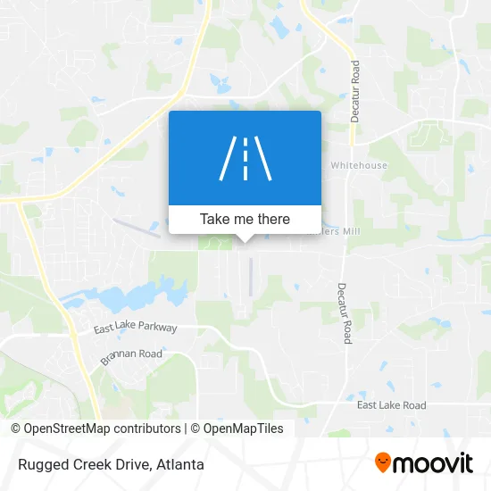 Rugged Creek Drive map