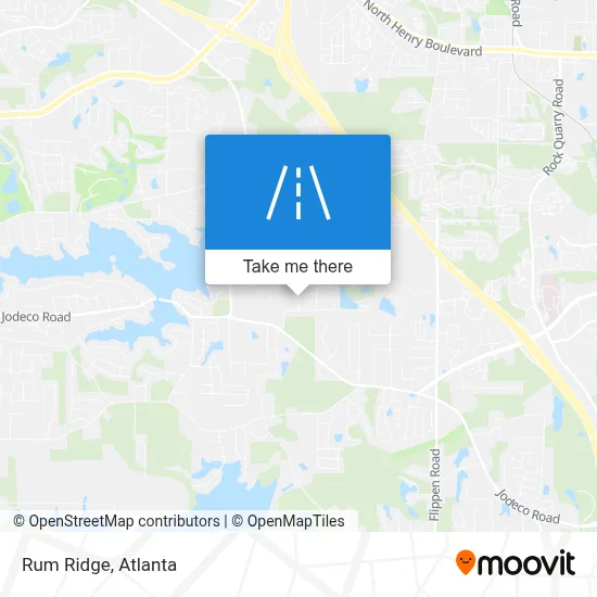 Rum Ridge map