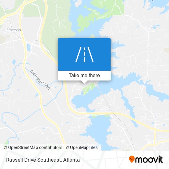 Mapa de Russell Drive Southeast
