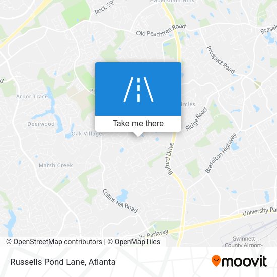 Mapa de Russells Pond Lane