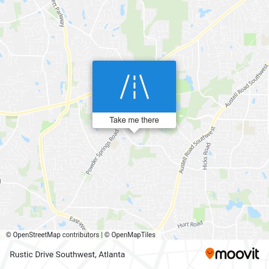Rustic Drive Southwest map