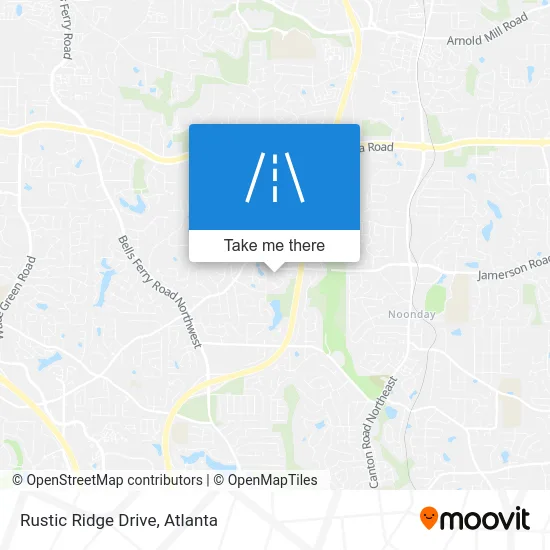 Rustic Ridge Drive map