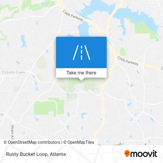 Rusty Bucket Loop map