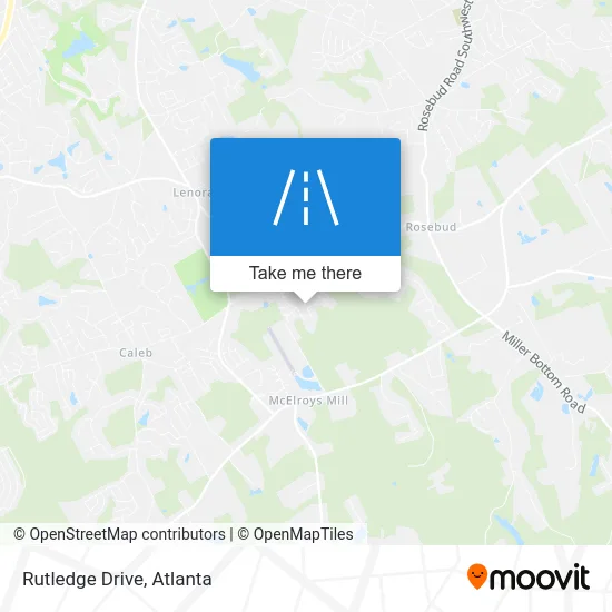 Rutledge Drive map