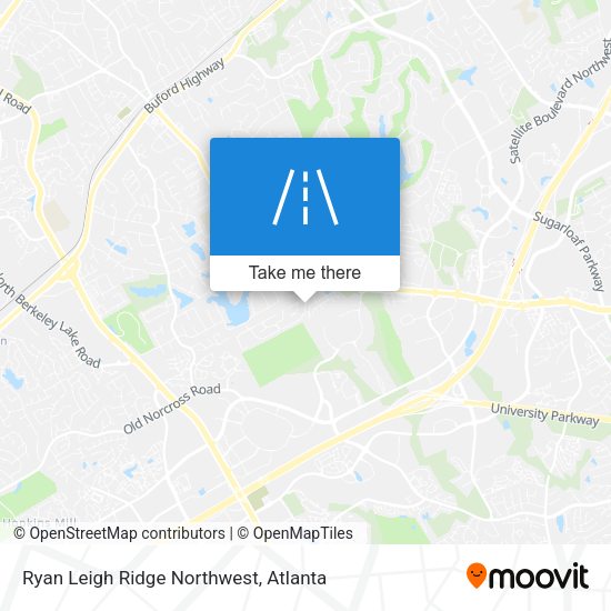 Mapa de Ryan Leigh Ridge Northwest
