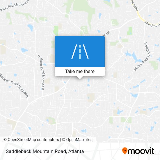 Saddleback Mountain Road map