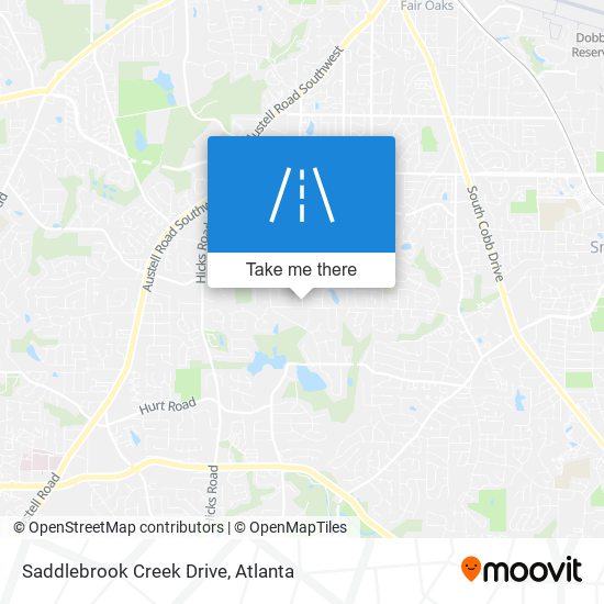 Saddlebrook Creek Drive map