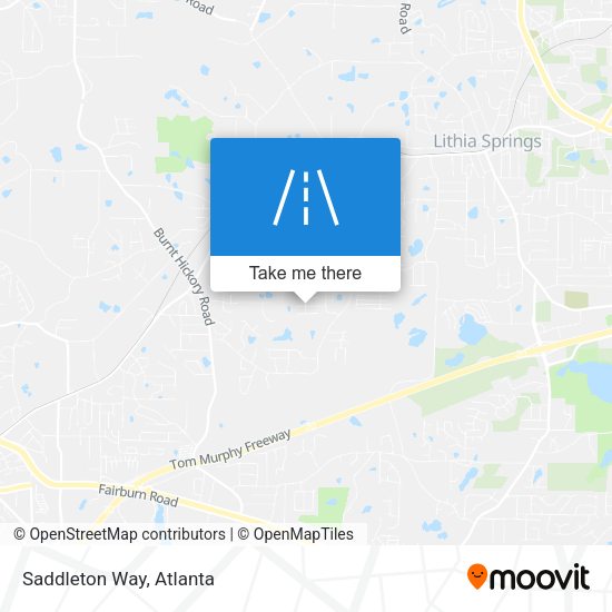 Mapa de Saddleton Way