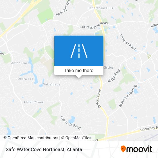Safe Water Cove Northeast map