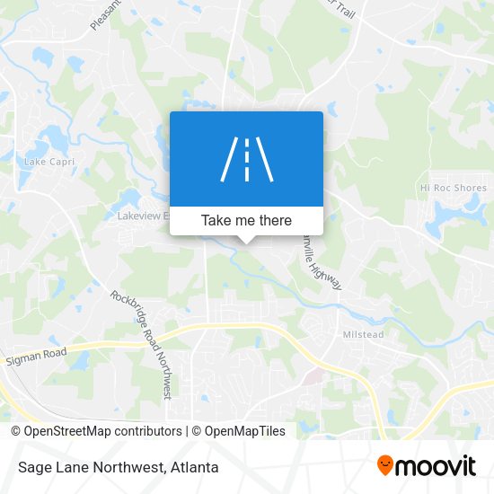 Sage Lane Northwest map