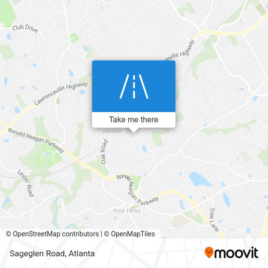 Mapa de Sageglen Road
