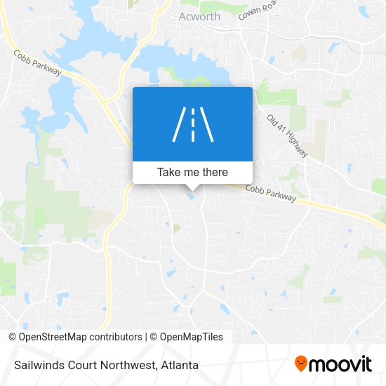 Mapa de Sailwinds Court Northwest