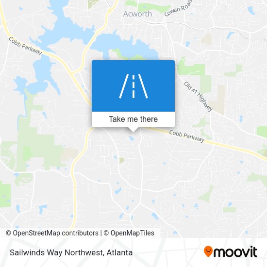 Sailwinds Way Northwest map