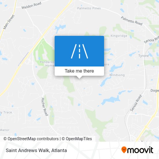 Mapa de Saint Andrews Walk